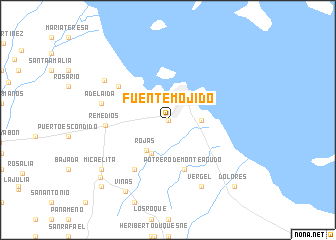 map of Fuente Mojido