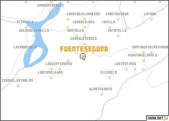 map of Fuente Segura
