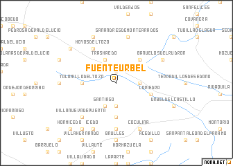 map of Fuente-Urbel