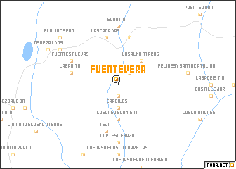 map of Fuente Vera