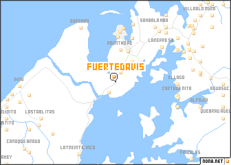 map of Fuerte Davis