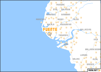 map of Fuerte