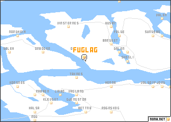 map of Fuglåg