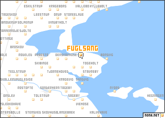 map of Fuglsang
