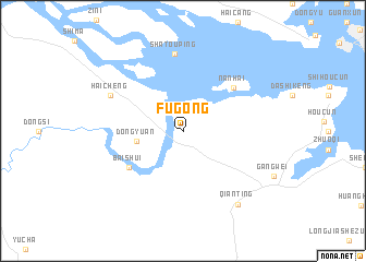 map of Fugong