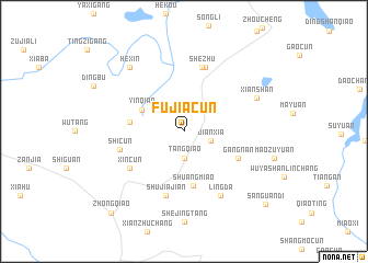 map of Fujiacun