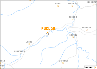 map of Fukuda