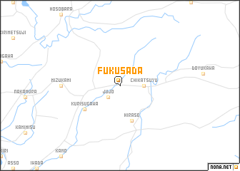 map of Fukusada