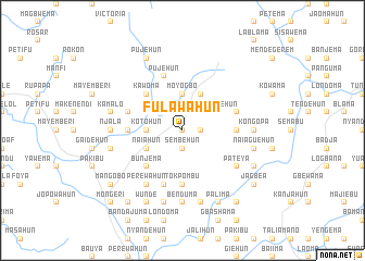 map of Fulawahun