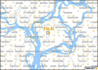 map of Fuldi