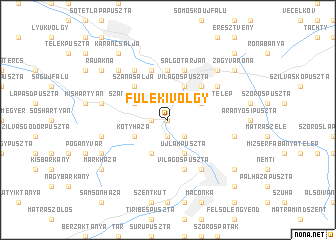 map of Füleki Völgy