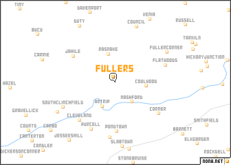 map of Fullers