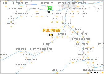 map of Fulpmes