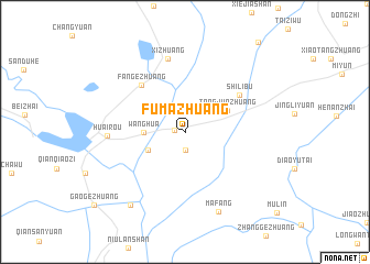 map of Fumazhuang