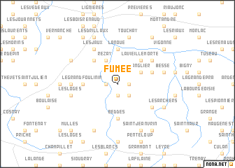 map of Fumée