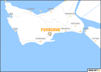 map of Funagawa