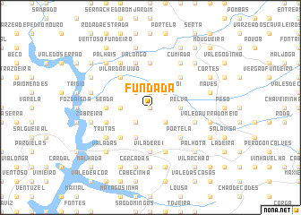 map of Fundada