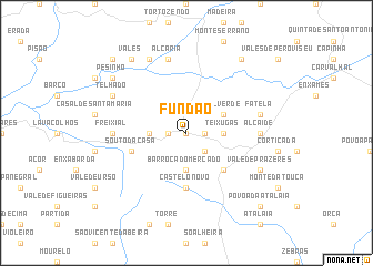 map of Fundão