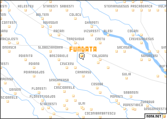 map of Fundata