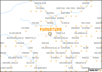 map of Fundătura