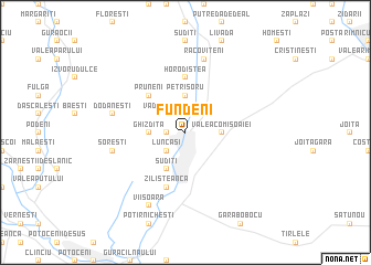 map of Fundeni