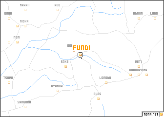 map of Fundi