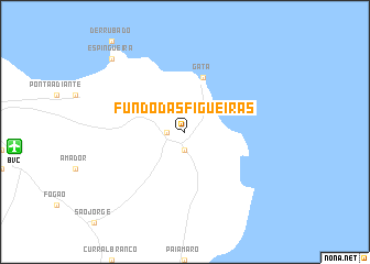 map of Fundo das Figueiras