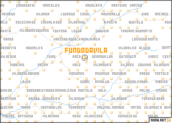 map of Fundo da Vila