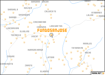 map of Fundo San José