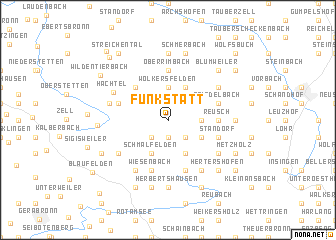 map of Funkstatt