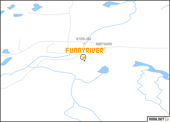 map of Funny River