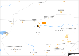 map of Funston