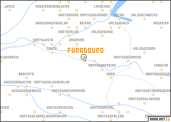 map of Furadouro