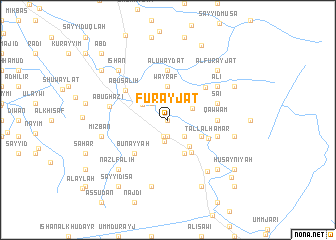 map of Furayjāt
