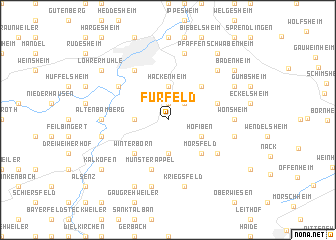 map of Fürfeld