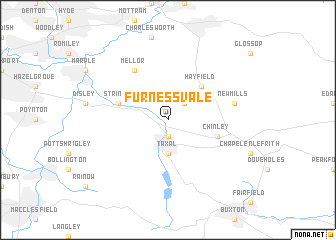 map of Furness Vale