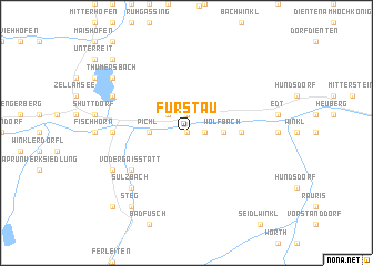 map of Fürstau