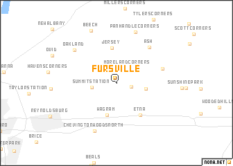 map of Fursville