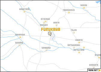 map of Furukawa