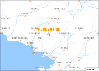 map of Furuyatani