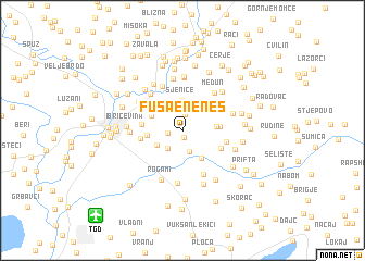 map of Fuša e Nenes