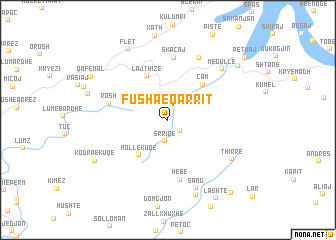 map of Fusha e Qarrit