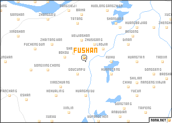 map of Fushan