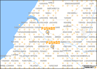 map of Fu-shan