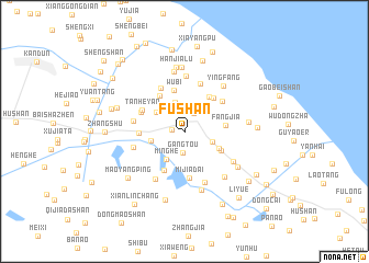 map of Fushan