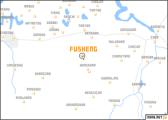 map of Fusheng