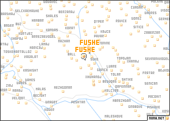 map of Fushë