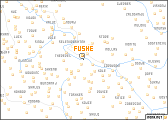 map of Fushë