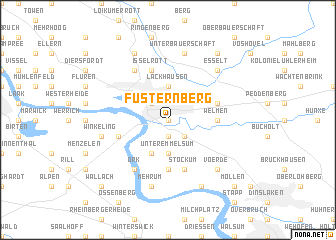 map of Fusternberg