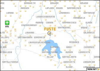 map of Fusté